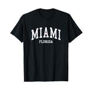 Miami Florida Throwback Design T-Shirt